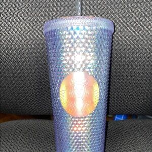 Starbucks Holographic Textured Tumbler with Straw
